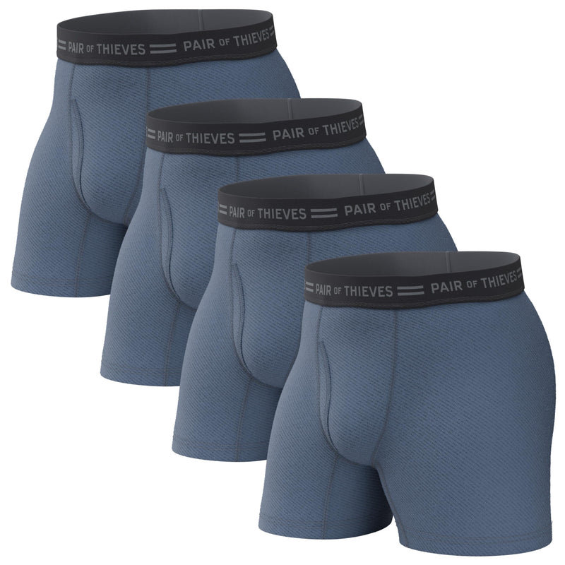 Pair of Thieves Men's Underwear Boxer Briefs - Soft Cotton Boxer Briefs for Men Pack - 4 Pack Tagless Mens Underwear-52