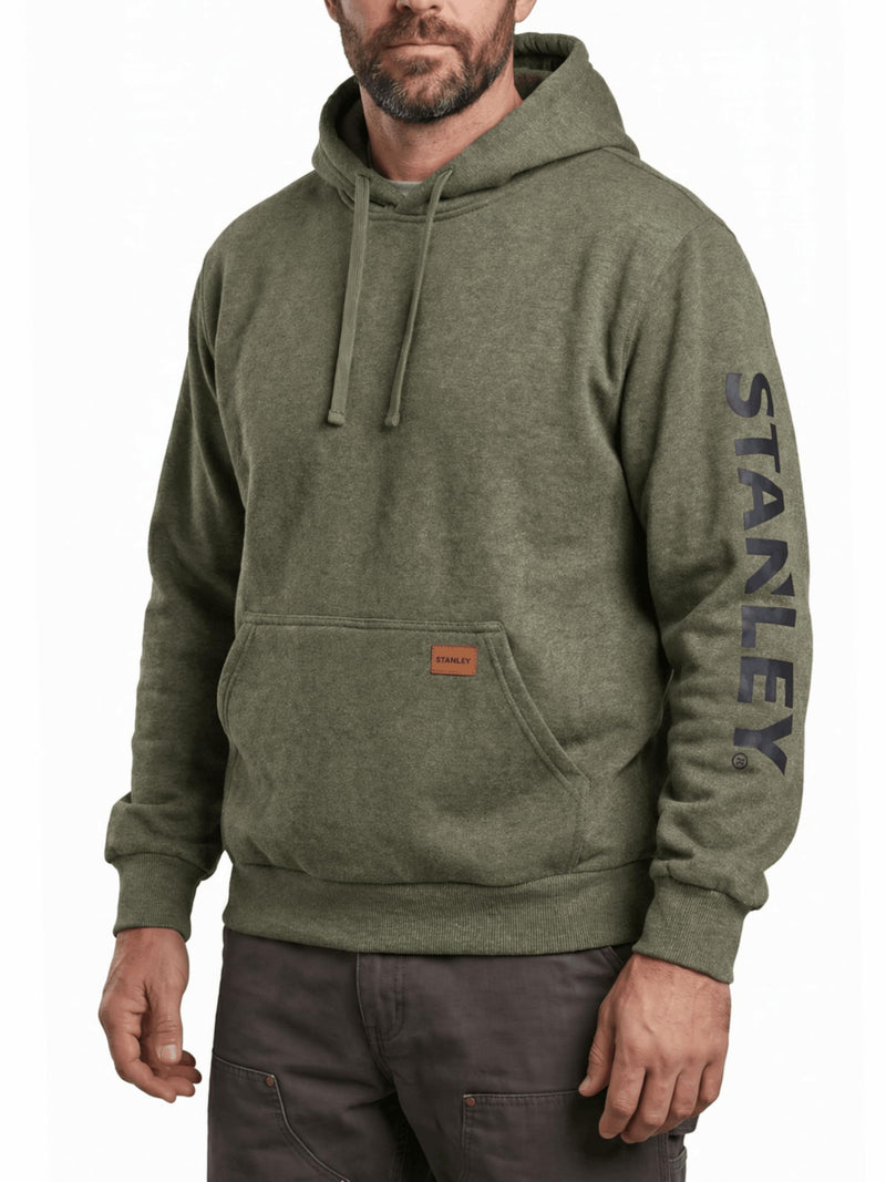 STANLEY Heavyweight Hoodie Men - Work Hoodie Heavy Duty Pullover Sweatshirt