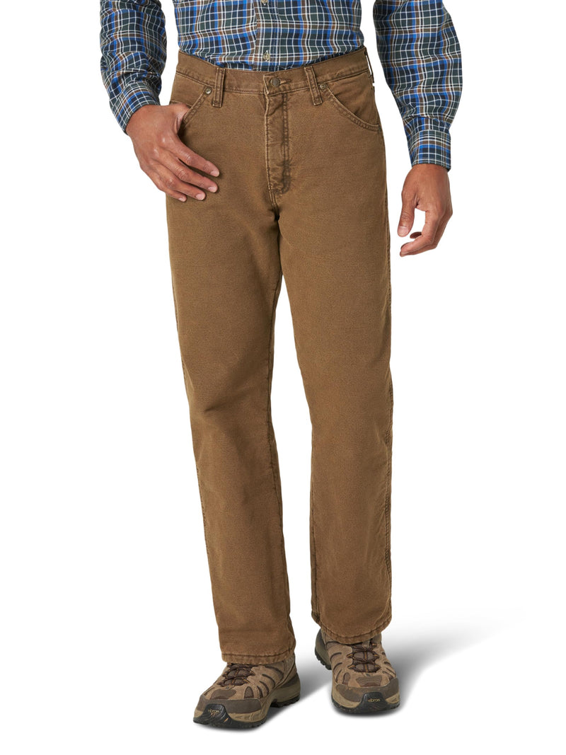 Wrangler Rugged Wear Men's Woodland Thermal Jean-19