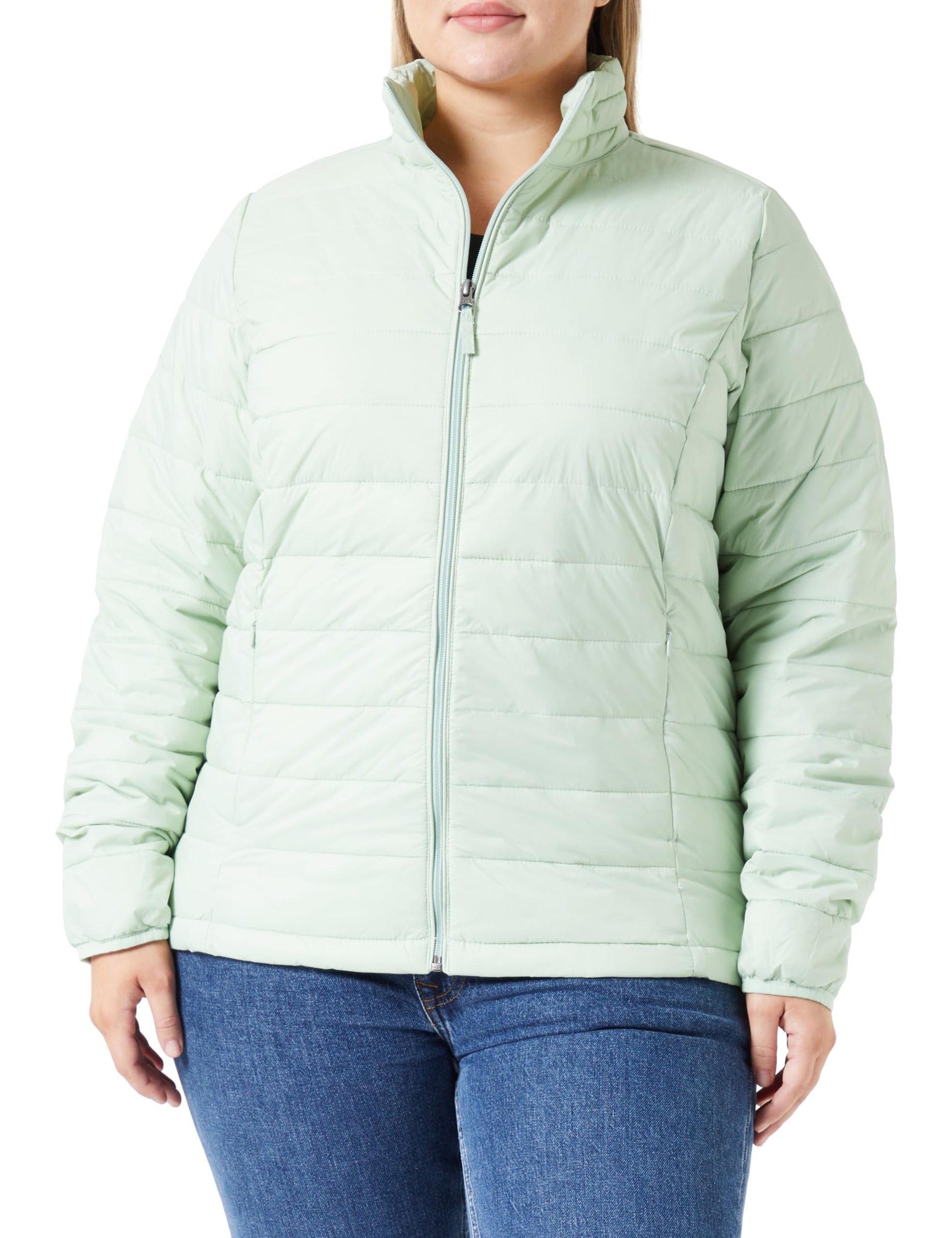 Amazon Essentials womens Lightweight Long-Sleeve Water-Resistant Packable Puffer Jacket (Available in Plus Size)-27