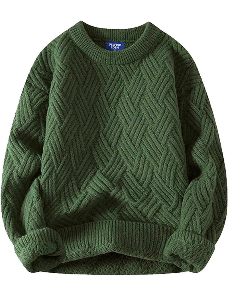 Aelfric Eden Vintage Oversized Sweaters Crewneck Knit Pullover Baggy Loose Casual Cable Sweater 2025 Fall Clothes-14
