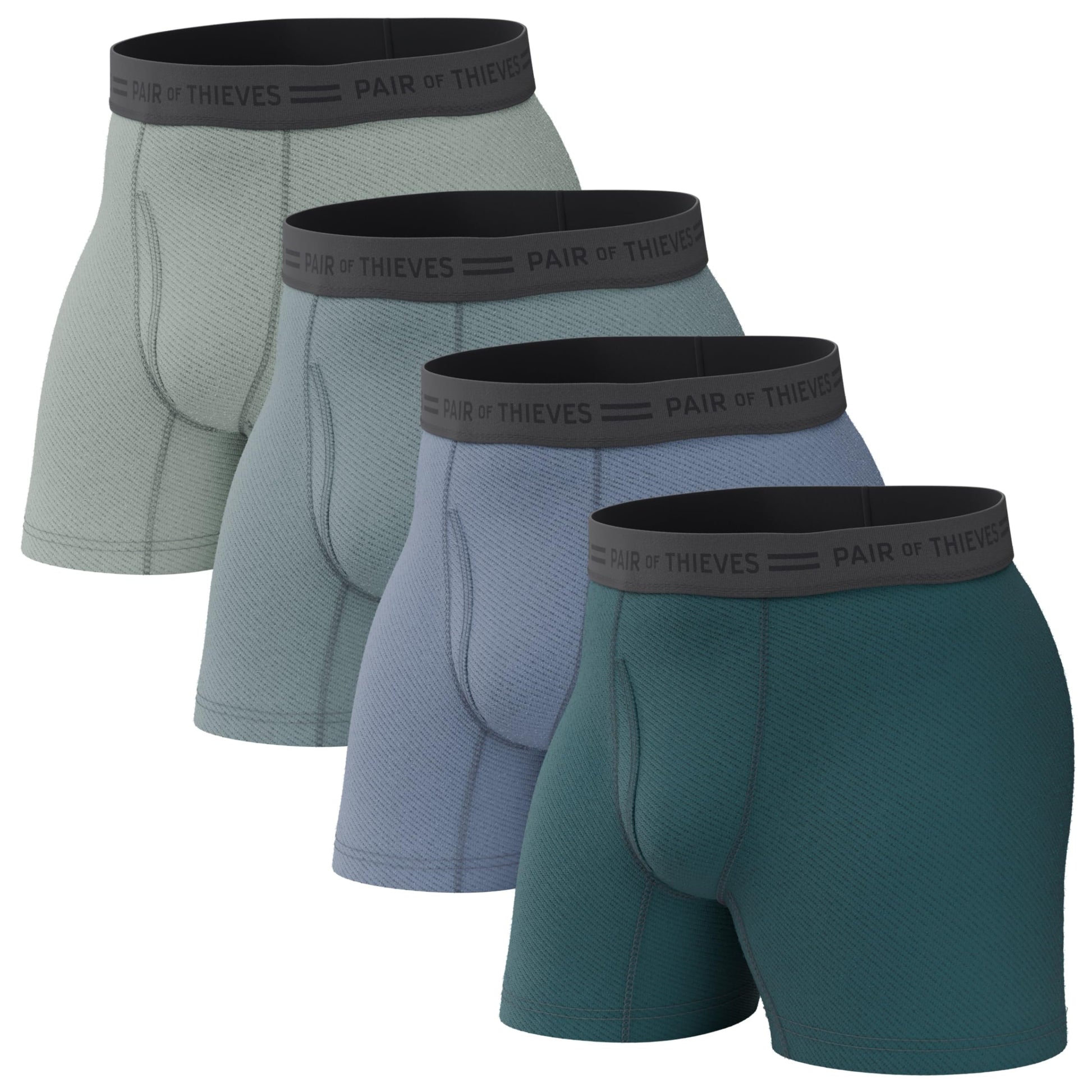 Pair of Thieves Men's Underwear Boxer Briefs - Soft Cotton Boxer Briefs for Men Pack - 4 Pack Tagless Mens Underwear-15