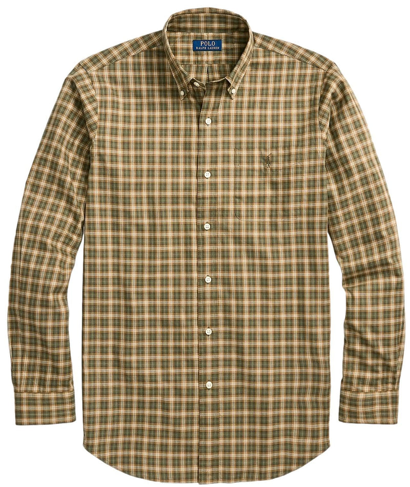 POLO RALPH LAUREN Men's Classic Oxford Long Sleeve Sport Shirt-74