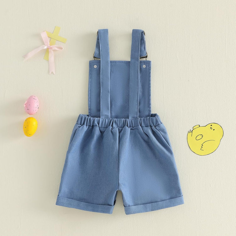 Ayalinggo St Patricks Baby Girl Boy Outfit Toddler St Patricks Lucky Clover Overalls Jeans Shorts Summer Clothes Clothing