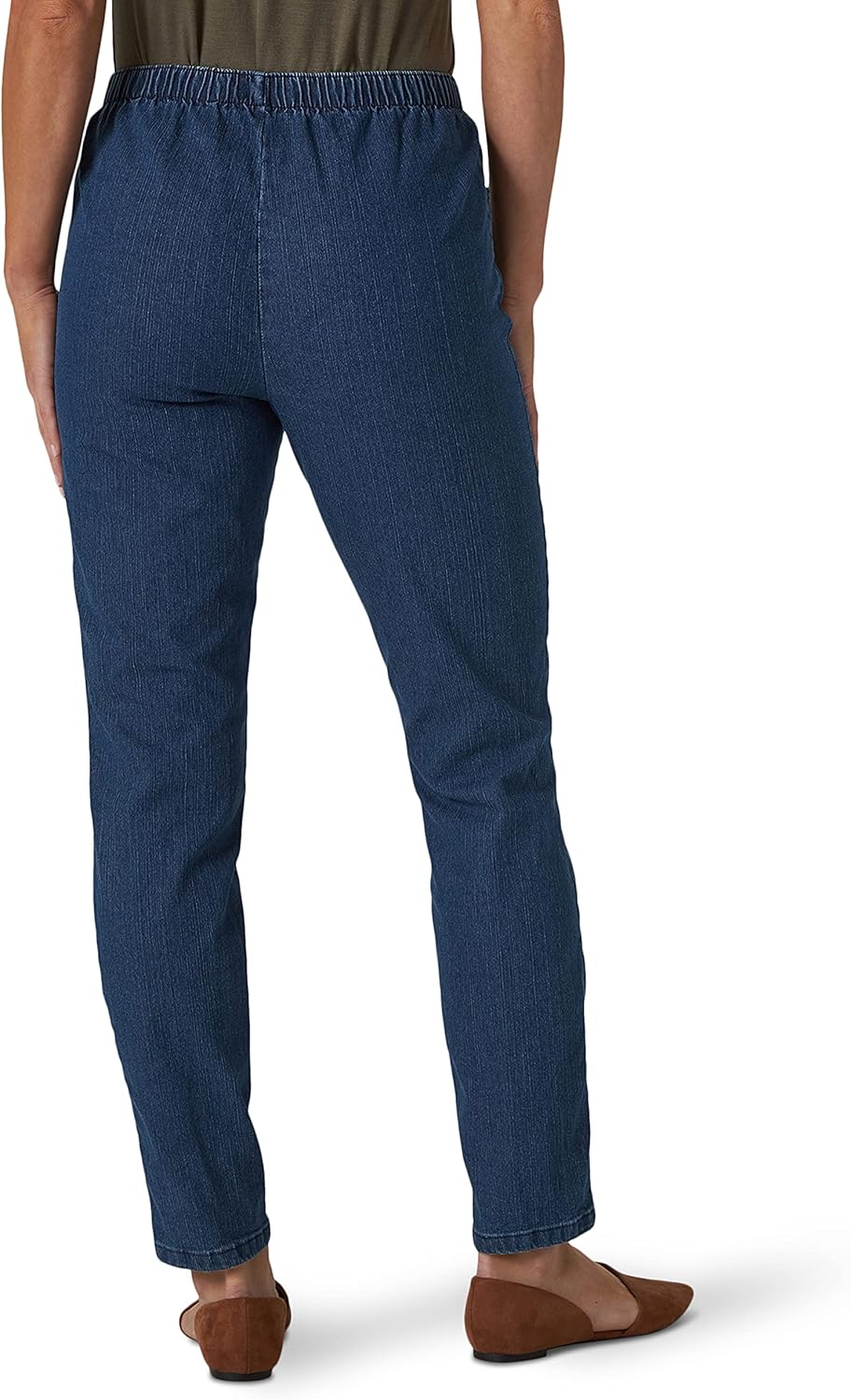 Chic Classic Collection Women's Stretch Elastic Waist Pull-On Legging Pant