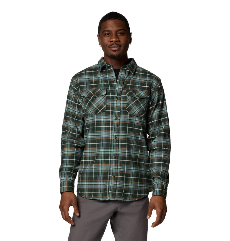Columbia Mens Bearmouth Springs Roll Up Long Sleeve Flannel Shirt-55