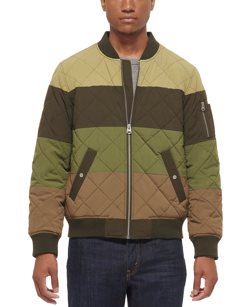Levi's mens Diamond Quilted Bomber Jacket-66