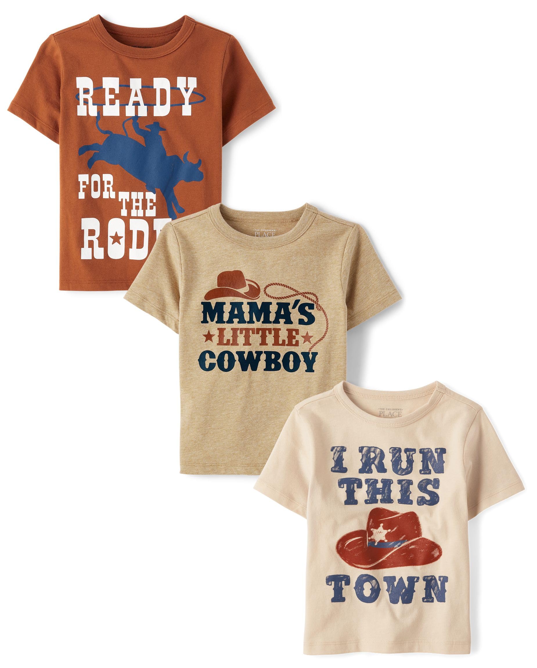 The Children's Place Baby Boys' Graphic T-Shirts (3-Pack)