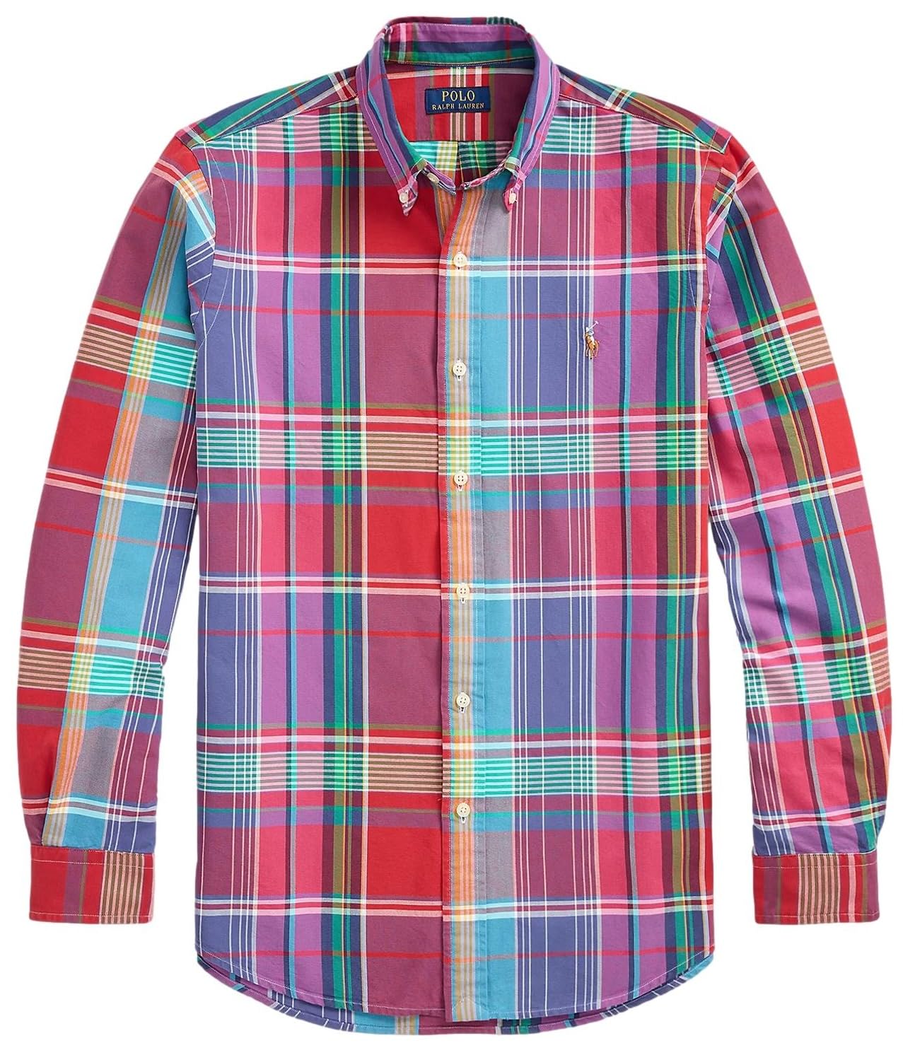 POLO RALPH LAUREN Men's Classic Oxford Long Sleeve Sport Shirt-56