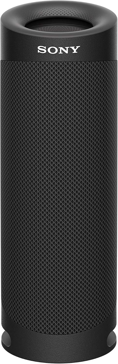 Sony SRS-XB23 - Super-Portable, Powerful and Durable, Waterproof, Wireless Bluetooth Speaker with Extra BASS – Black