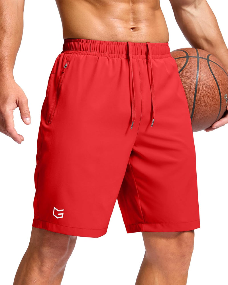 G Gradual Men's Athletic Running Shorts with Zipper Pockets Quick Dry 7"/ 5"/ 9" Workout Gym Shorts for Basketball Hiking-3