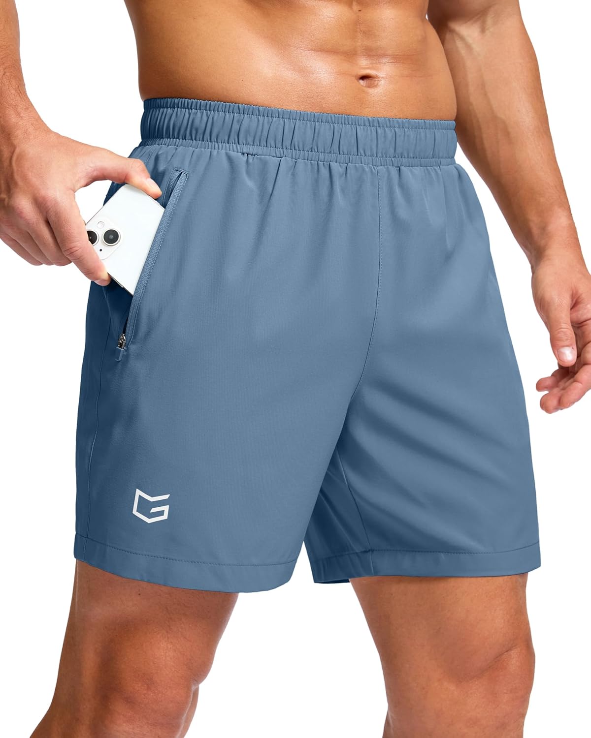 G Gradual Men's Athletic Running Shorts with Zipper Pockets Quick Dry 7"/ 5"/ 9" Workout Gym Shorts for Basketball Hiking-35