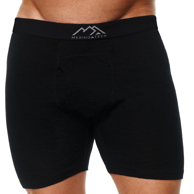 Merino.tech Merino Wool Underwear Mens - 100% Merino Wool Base Layer Boxer Briefs for Men-52