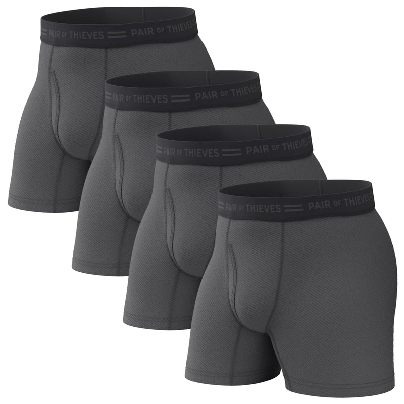 Pair of Thieves Men's Underwear Boxer Briefs - Soft Cotton Boxer Briefs for Men Pack - 4 Pack Tagless Mens Underwear-18