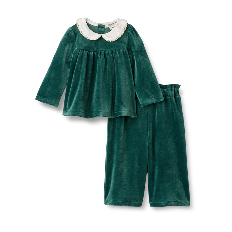 Amazon Essentials x Sofia Grainge Toddlers and Baby Girls' Corduroy Velour Set-24