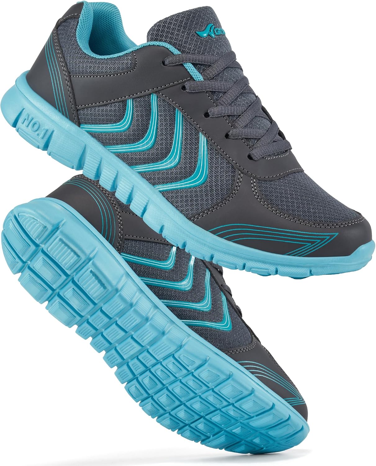 DUOYANGJIASHA Lightweight Walking Shoes for Women: Comfortable & Breathable Mesh Fashion Sneakers for Daily Wear - Casual Non Slip Tennis Shoes for Workout Gym Travel
