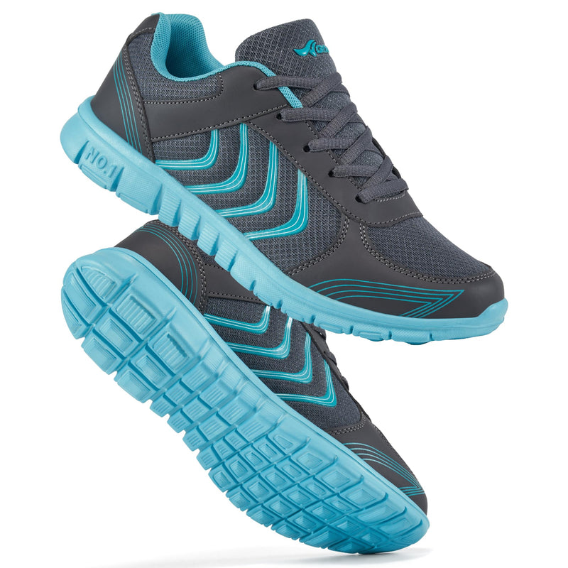 DUOYANGJIASHA Lightweight Walking Shoes for Women: Comfortable & Breathable Mesh Fashion Sneakers for Daily Wear - Casual Non Slip Tennis Shoes for Workout Gym Travel