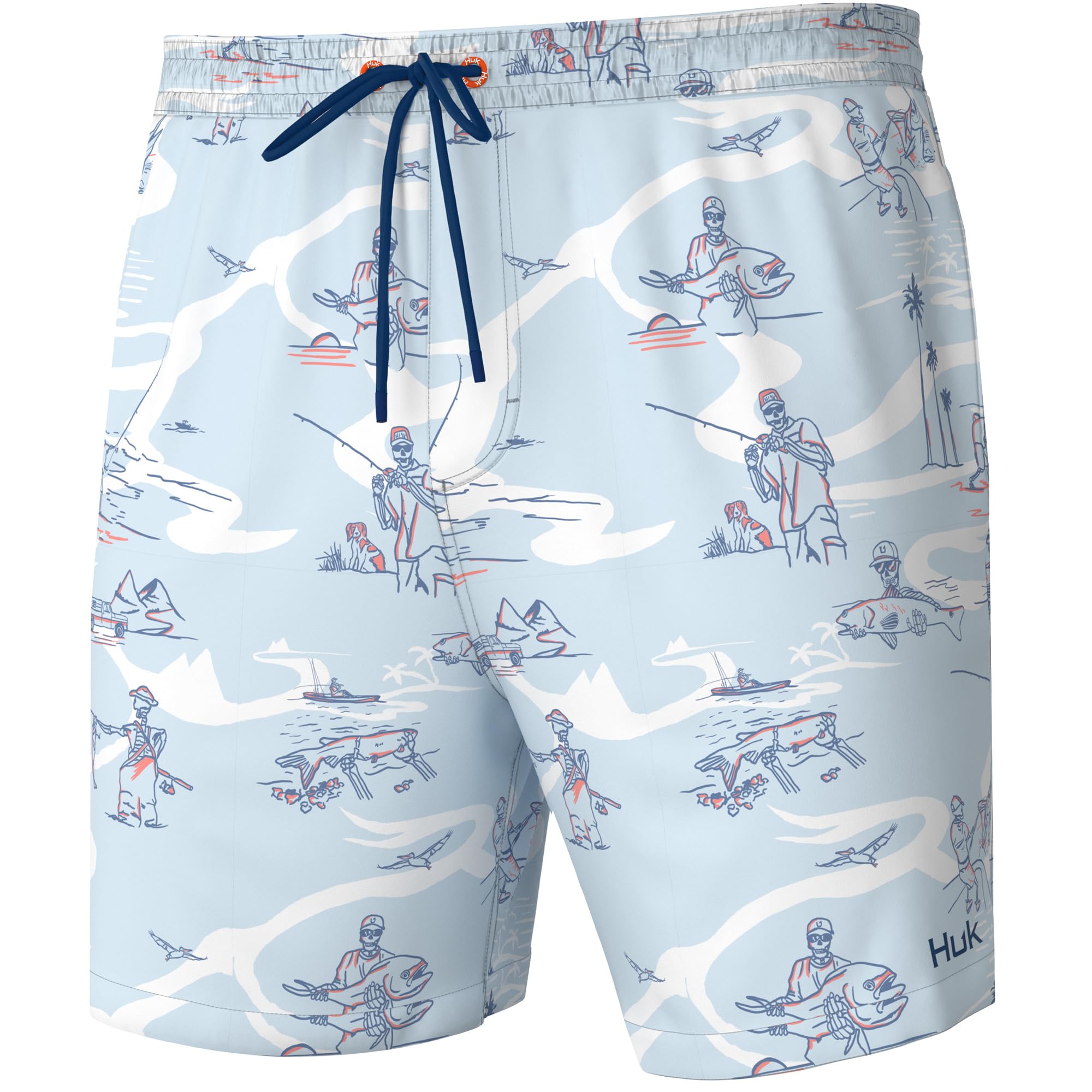 HUK Mens Pursuit Volley Short, Quick-Dry Fishing Shorts for Men