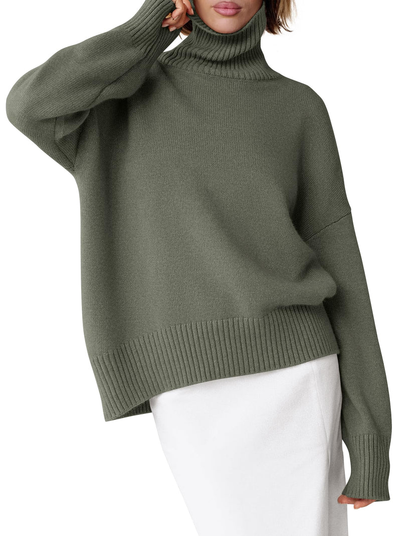 ANRABESS Womens Turtleneck Sweaters Oversized Chunky Long Sleeve Knit High Low Hem Pullover Top 2025 Fall Winter Fashion-61