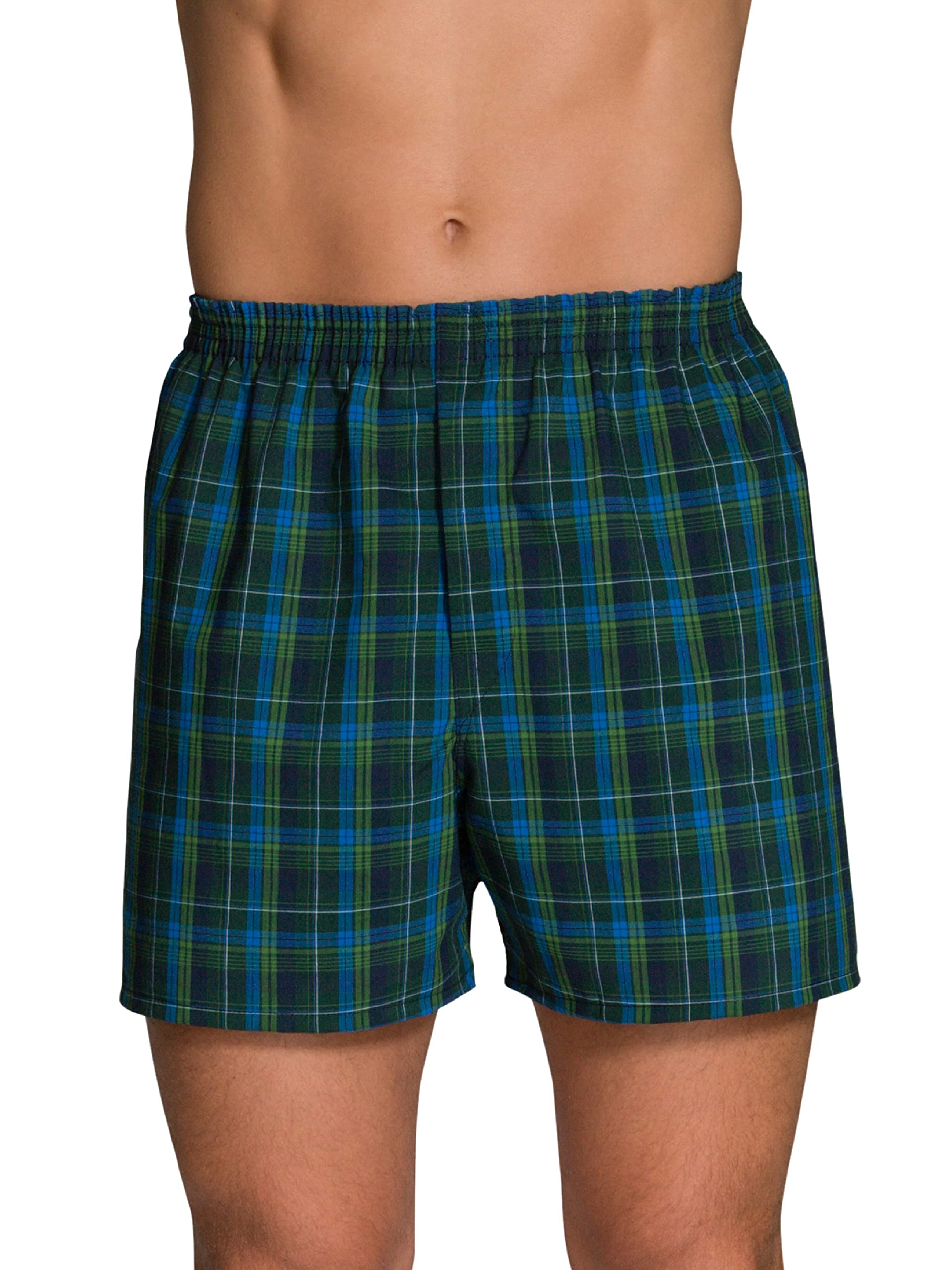 Fruit of the Loom Men's Tag-Free Boxer Shorts (Knit & Woven)-13