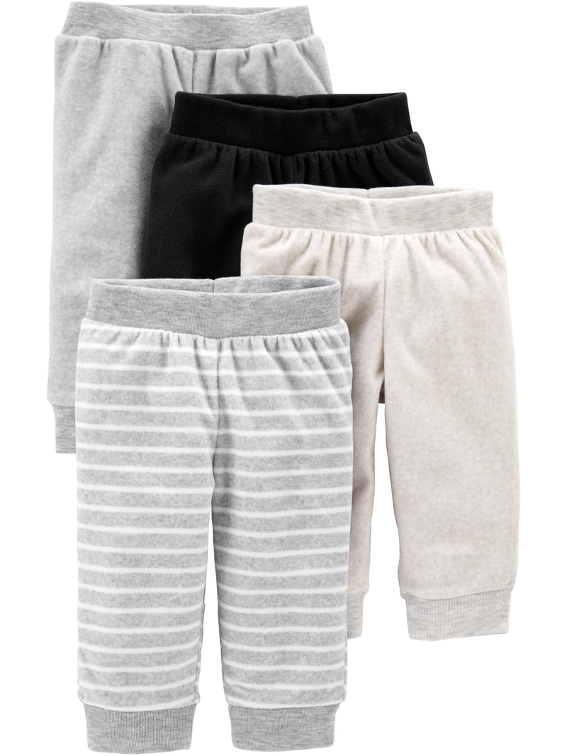 Simple Joys by Carter's unisex-baby 4-pack Fleece Pants