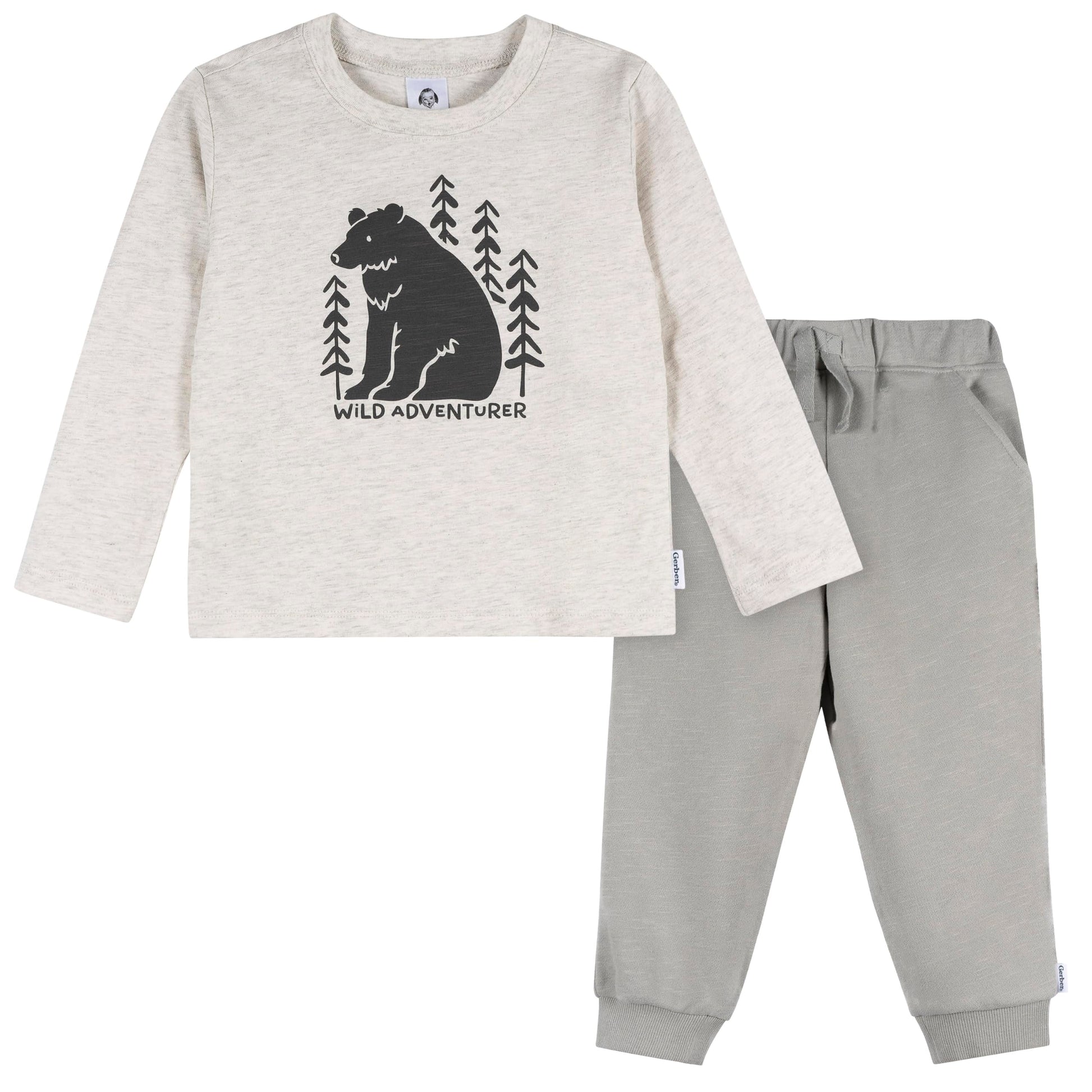 Gerber baby-boys Toddler 2-piece Top and Joggers Set