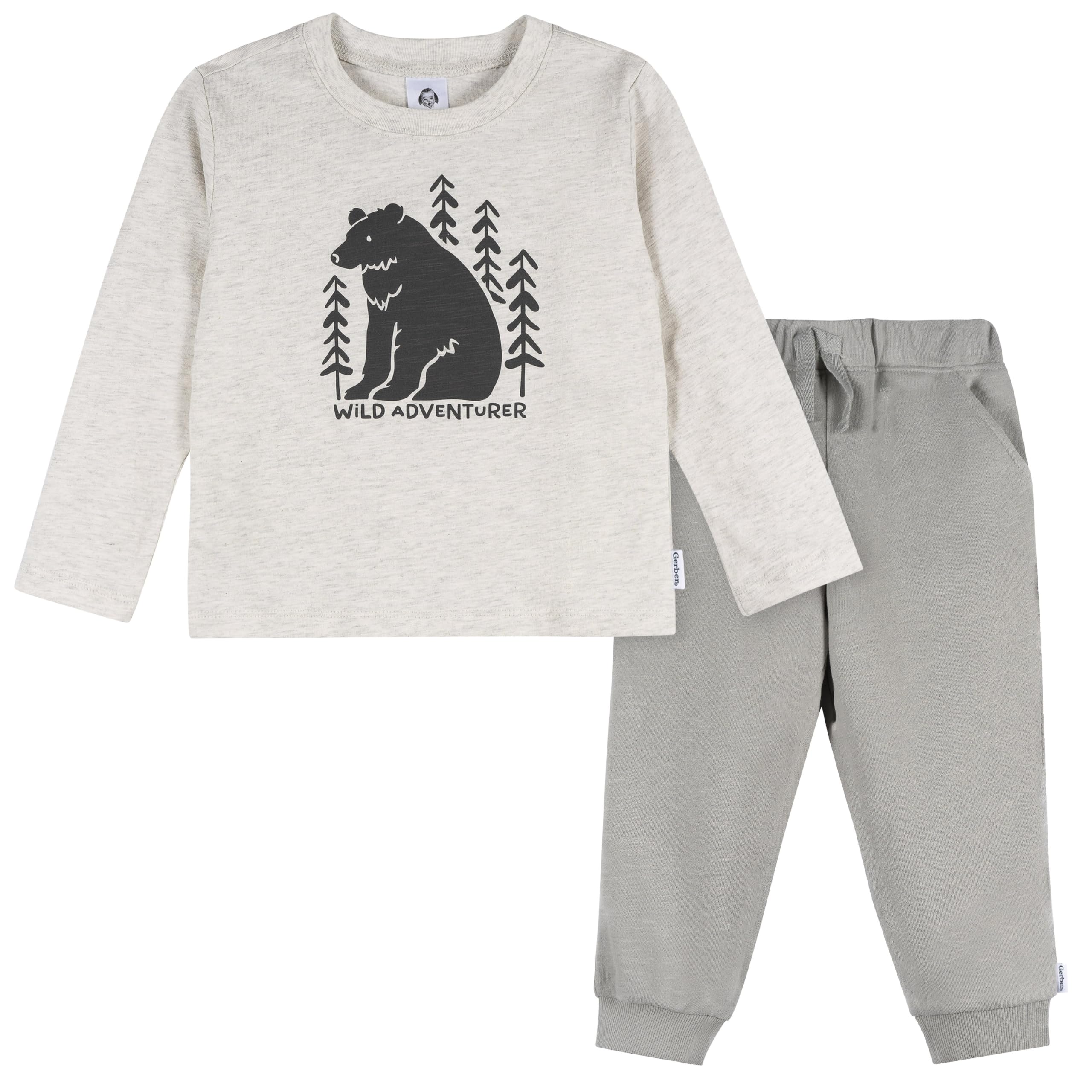 Gerber baby-boys Toddler 2-piece Top and Joggers Set