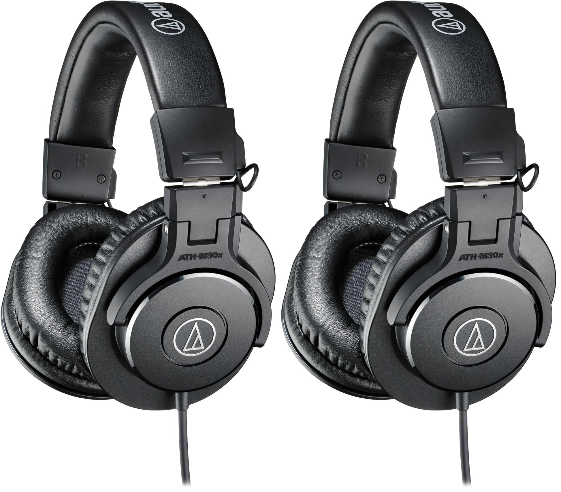 Audio-Technica ATH-M30x Professional Studio Monitor Headphones, Black