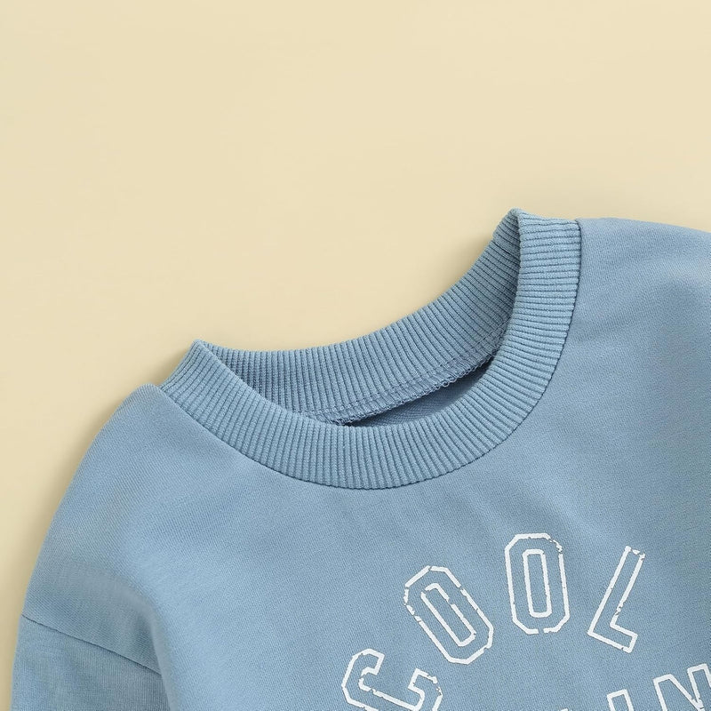 Toddler Boys Fall Outfits Cute Cousin Crew Neck Shirt Long Sleeve Baby Sweatshirts Long Pants Baby Winter Clothes