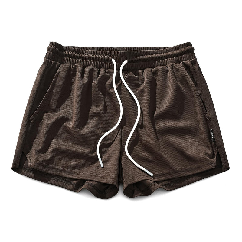 AIMPACT Mens Mesh Running Shorts 3 Inch Quick Dry Lightweight Gym Workout Athletic Shorts for Men with Pockets