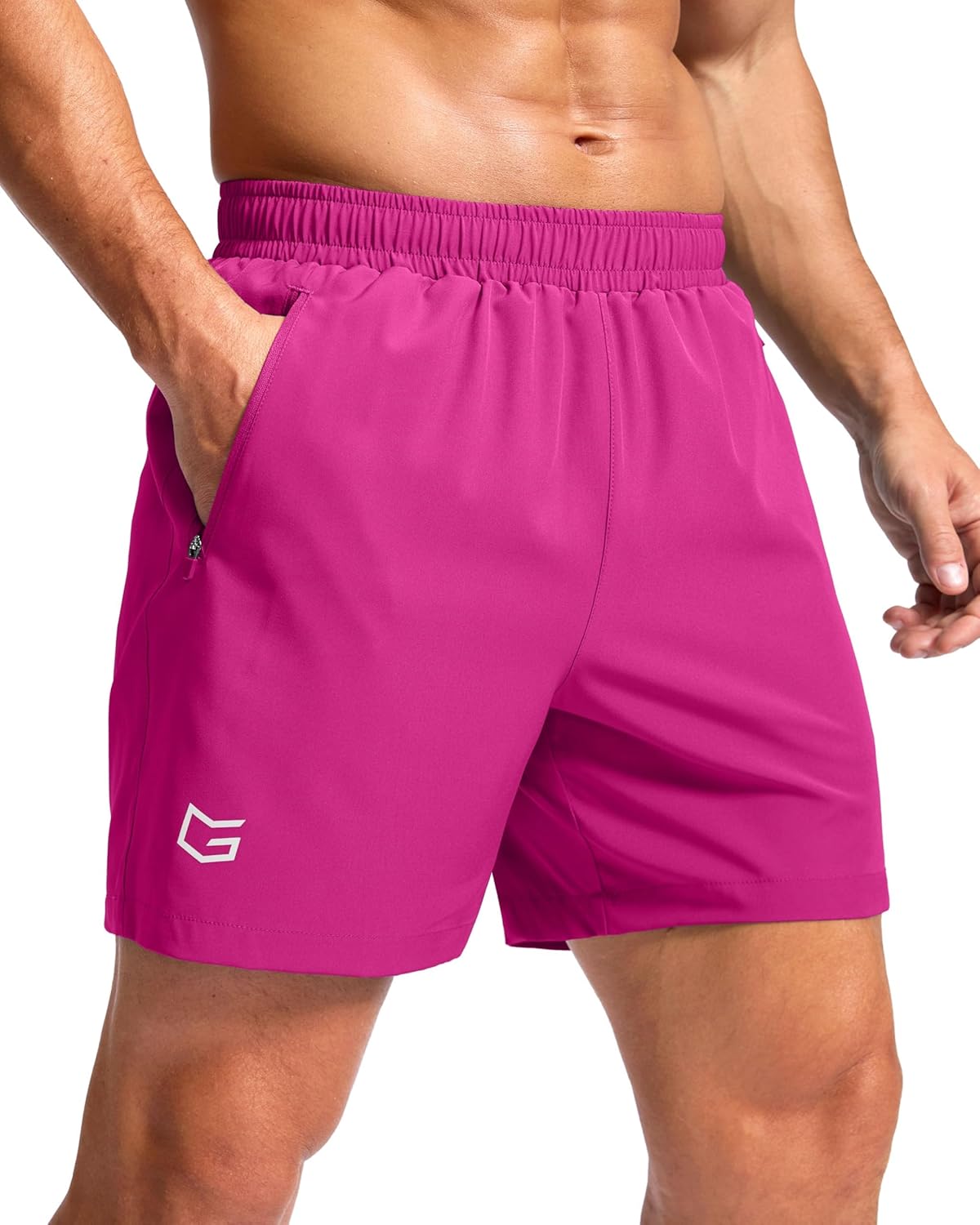 G Gradual Men's Athletic Running Shorts with Zipper Pockets Quick Dry 7"/ 5"/ 9" Workout Gym Shorts for Basketball Hiking-59