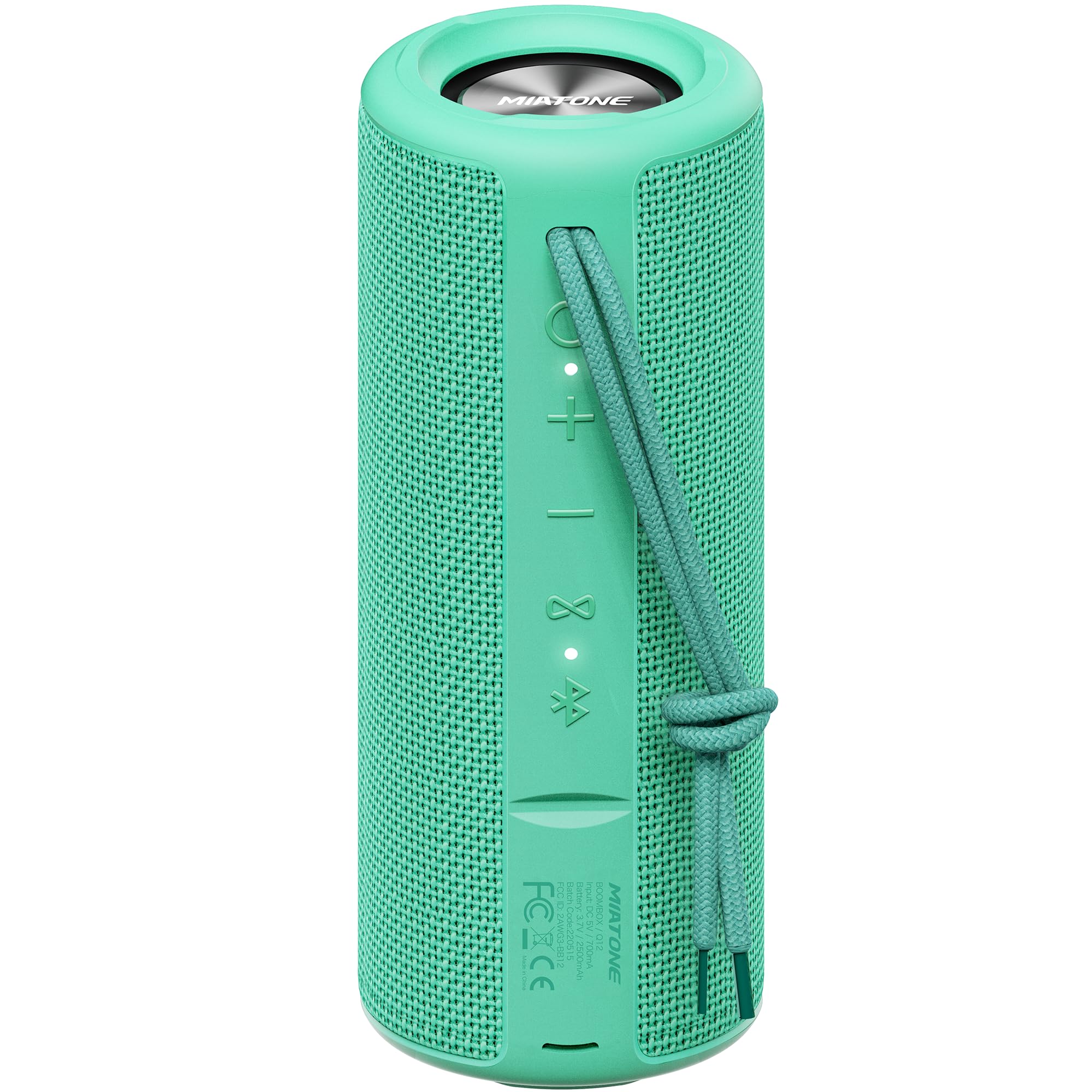 MIATONE Boombox Outdoor Portable Bluetooth Speaker Waterproof Wireless Speakers Gifts for Women Mothers Mom Wife Her - Pink