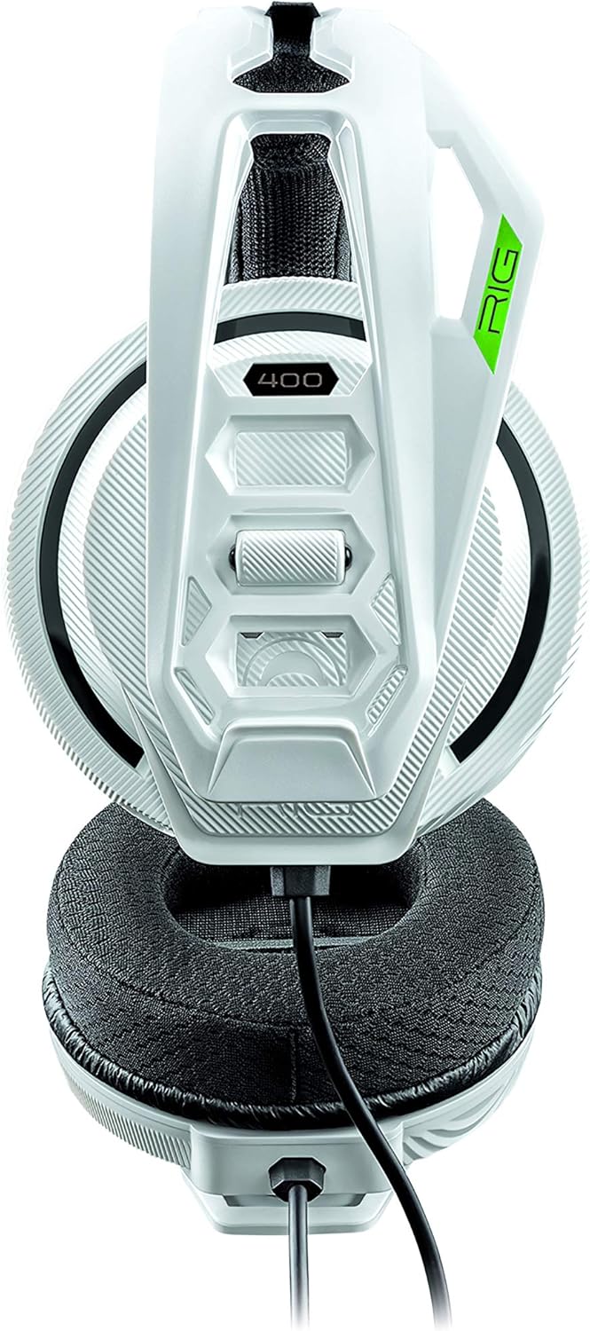 Nacon RIG RIG400HXW Gaming Headphones, Multi-platform compatibility, White