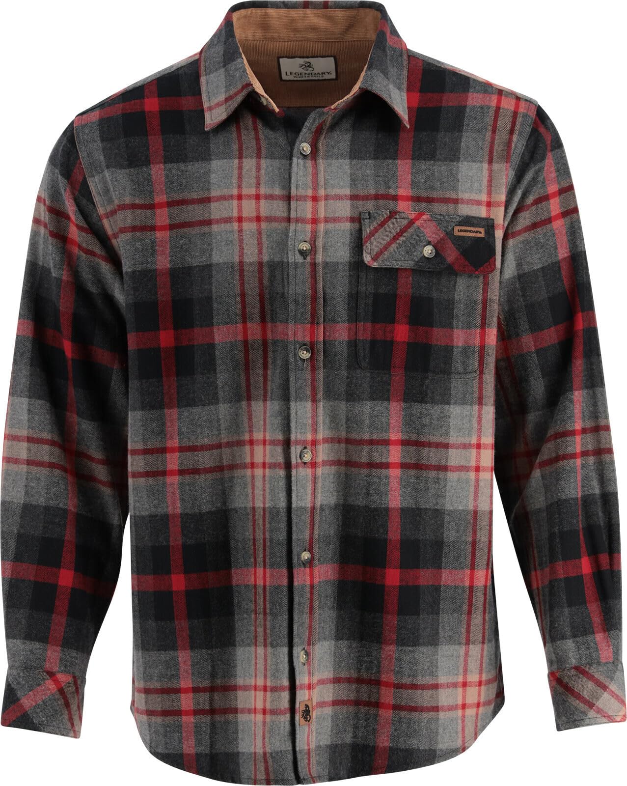 Legendary Whitetails Men's Flannel Shirt Long Sleeve Button Down 100% Cotton-94