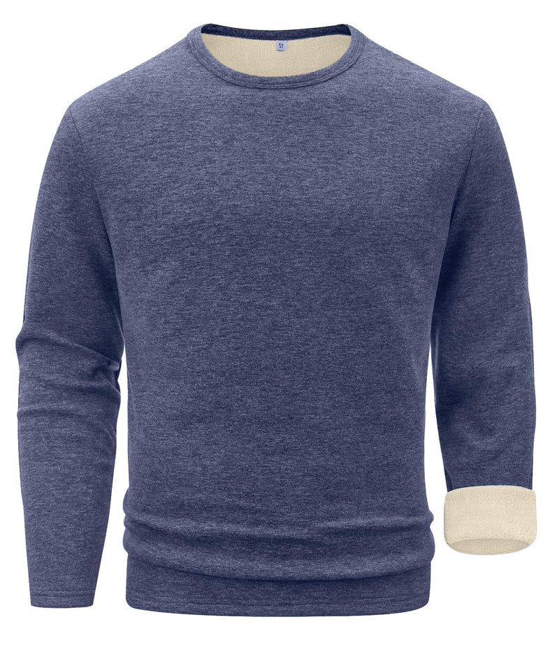 Sailwind Mens Wool Base Layer Long Sleeve Undershirts Crewneck Thermal Shirt-15