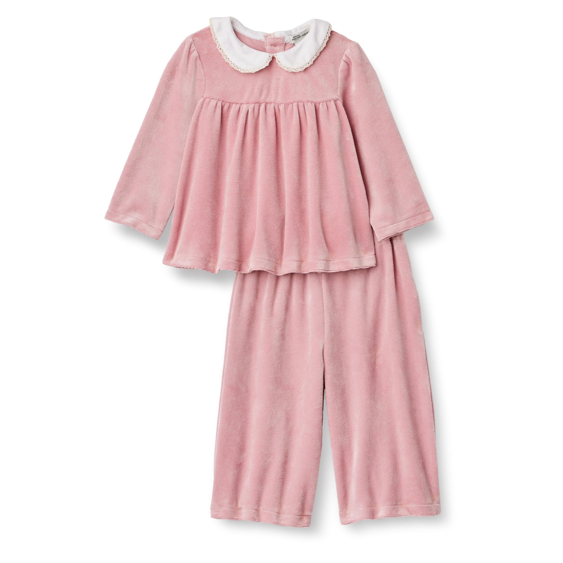 Amazon Essentials x Sofia Grainge Toddlers and Baby Girls' Corduroy Velour Set