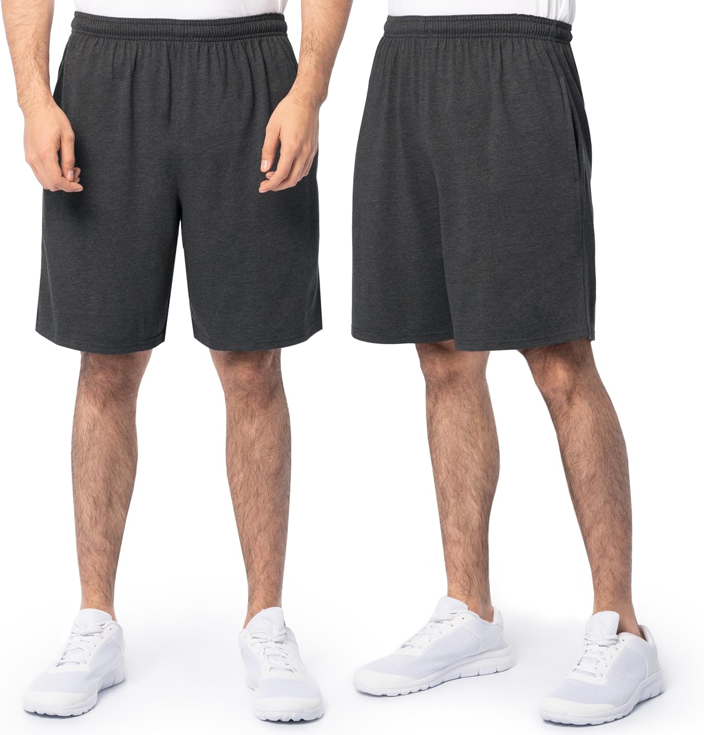 Fruit of the Loom Men's Eversoft Cotton Shorts with Pockets (S-4XL)