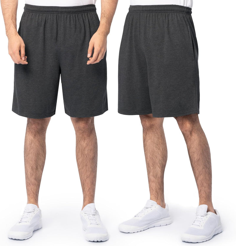Fruit of the Loom Men's Eversoft Cotton Shorts with Pockets (S-4XL)