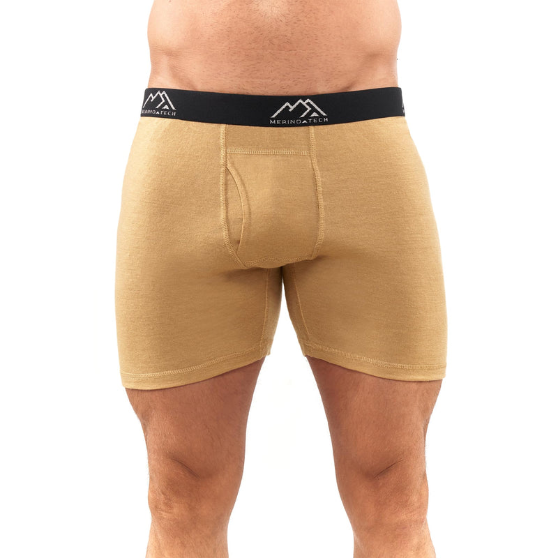 Merino.tech Merino Wool Underwear Mens - 100% Merino Wool Base Layer Boxer Briefs for Men-54