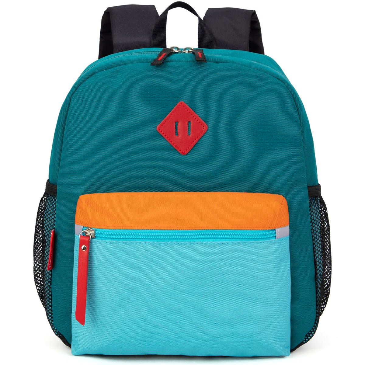 Toddler Kids Backpack for Boys or Girls, Green Blue, 12 Inch