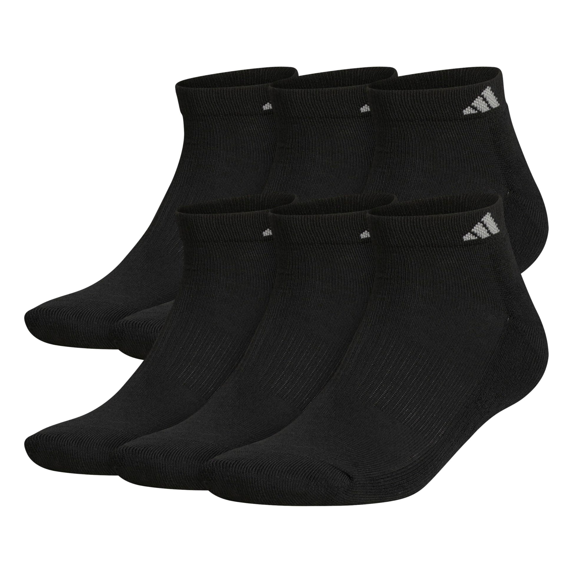 adidas Men's Athletic Cushioned Low Cut Ankle Socks (6-Pair Pack)-19