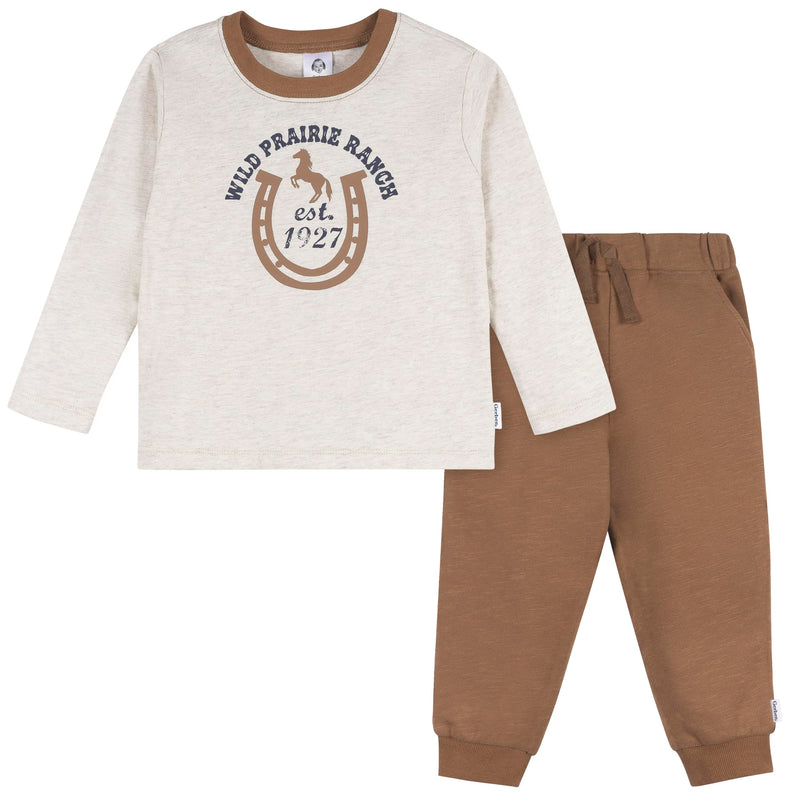Gerber baby-boys Toddler 2-piece Top and Joggers Set
