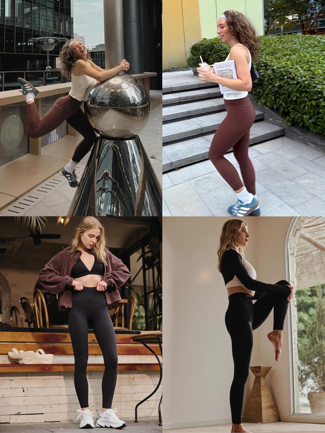 NANJI High Waisted Leggings with Pockets for Women - Buttery Soft, Stretch Yoga Pants, Squat Proof Casual Workout Leggings