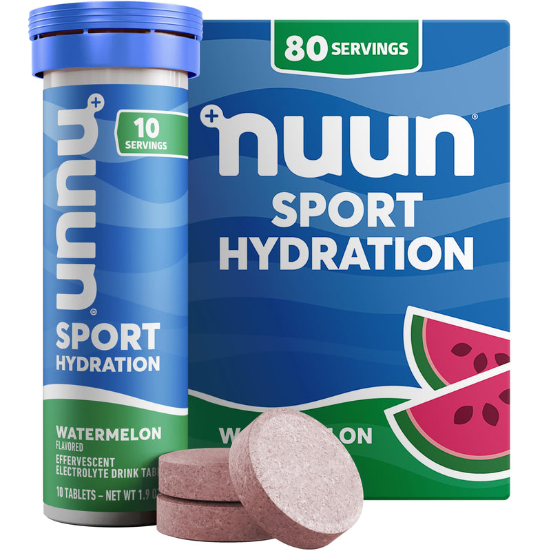 Nuun Sport Electrolyte Tablets with Magnesium, Calcium, Potassium, Chloride & Sodium, Gluten Free & Vegan, Tri-Berry, 4 Pack (40 Servings Total)