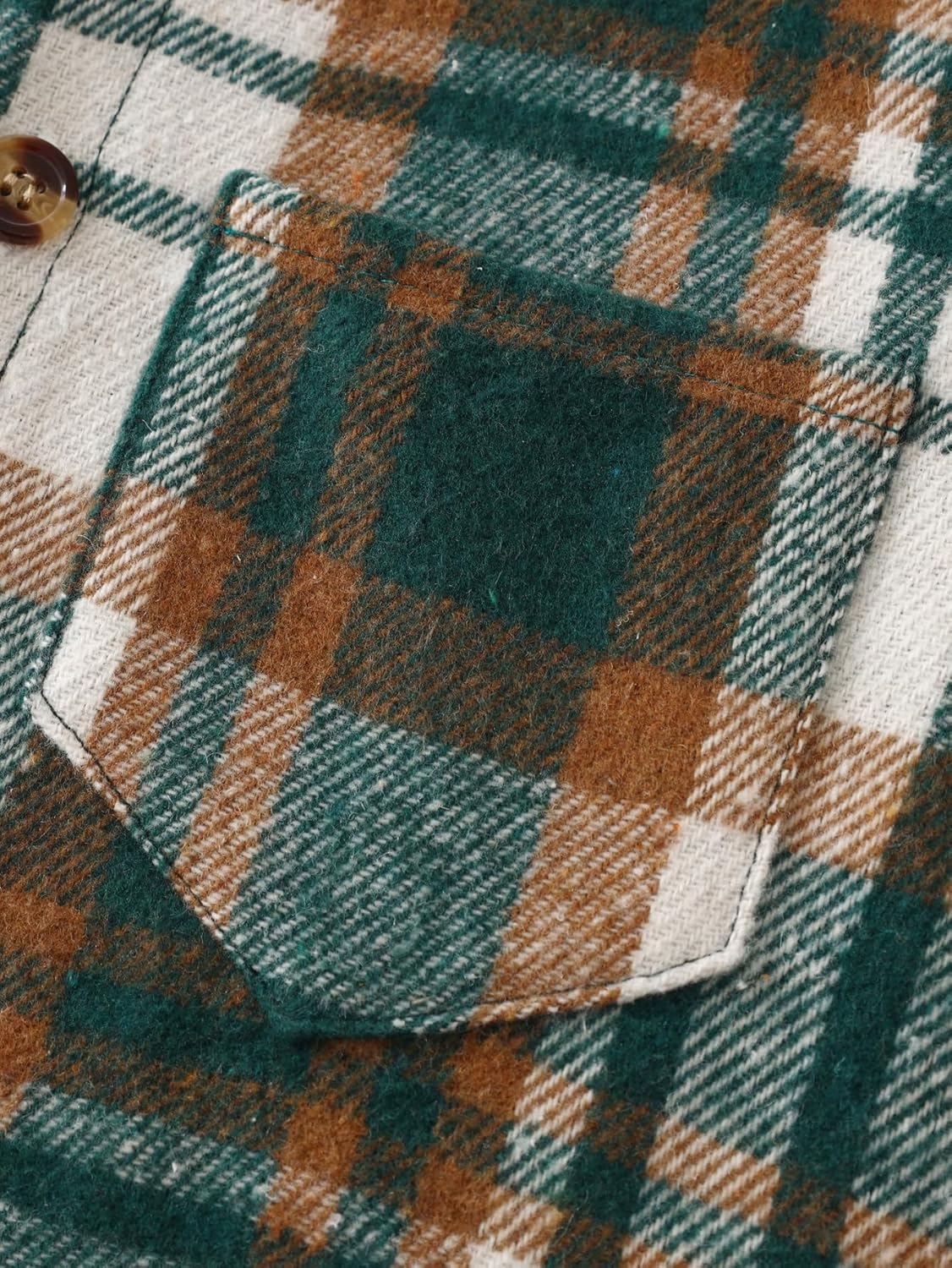 Fdqin 2Pcs Kids Boys Flannel Plaid Shirt Tops Pants Set Hoodie Sweatsuit for Fall Winter Spring Outfits 4-12 Years