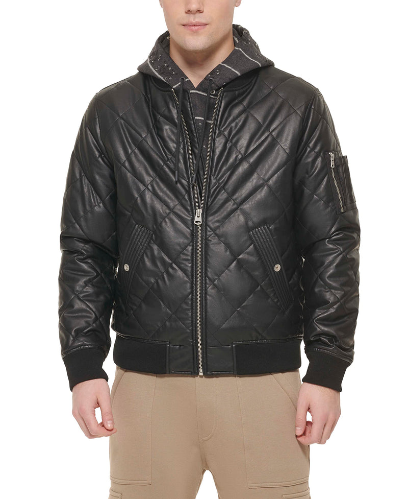 Levi's mens Diamond Quilted Bomber Jacket-64
