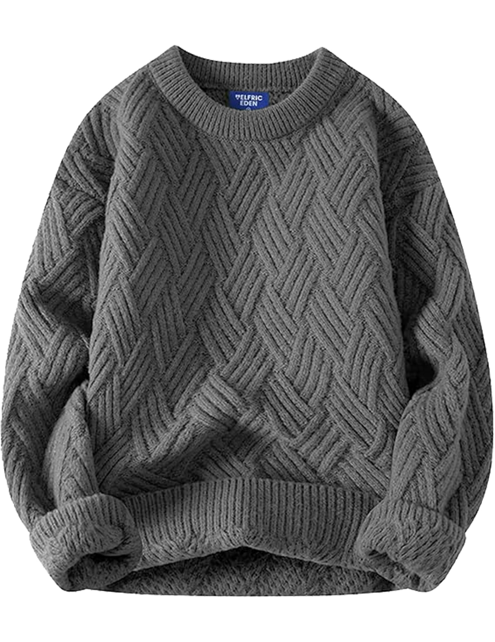 Aelfric Eden Vintage Oversized Sweaters Crewneck Knit Pullover Baggy Loose Casual Cable Sweater 2025 Fall Clothes