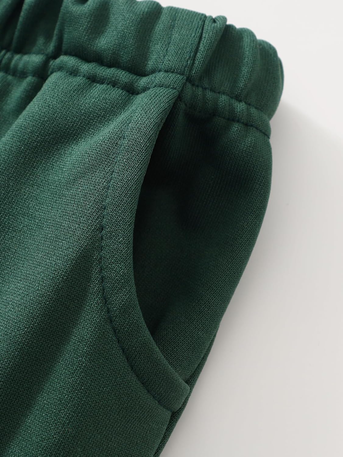 Fdqin 2Pcs Kids Boys Flannel Plaid Shirt Tops Pants Set Hoodie Sweatsuit for Fall Winter Spring Outfits 4-12 Years