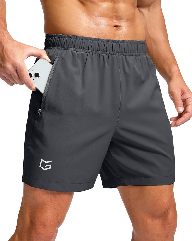 G Gradual Men's Athletic Running Shorts with Zipper Pockets Quick Dry 7"/ 5"/ 9" Workout Gym Shorts for Basketball Hiking-11
