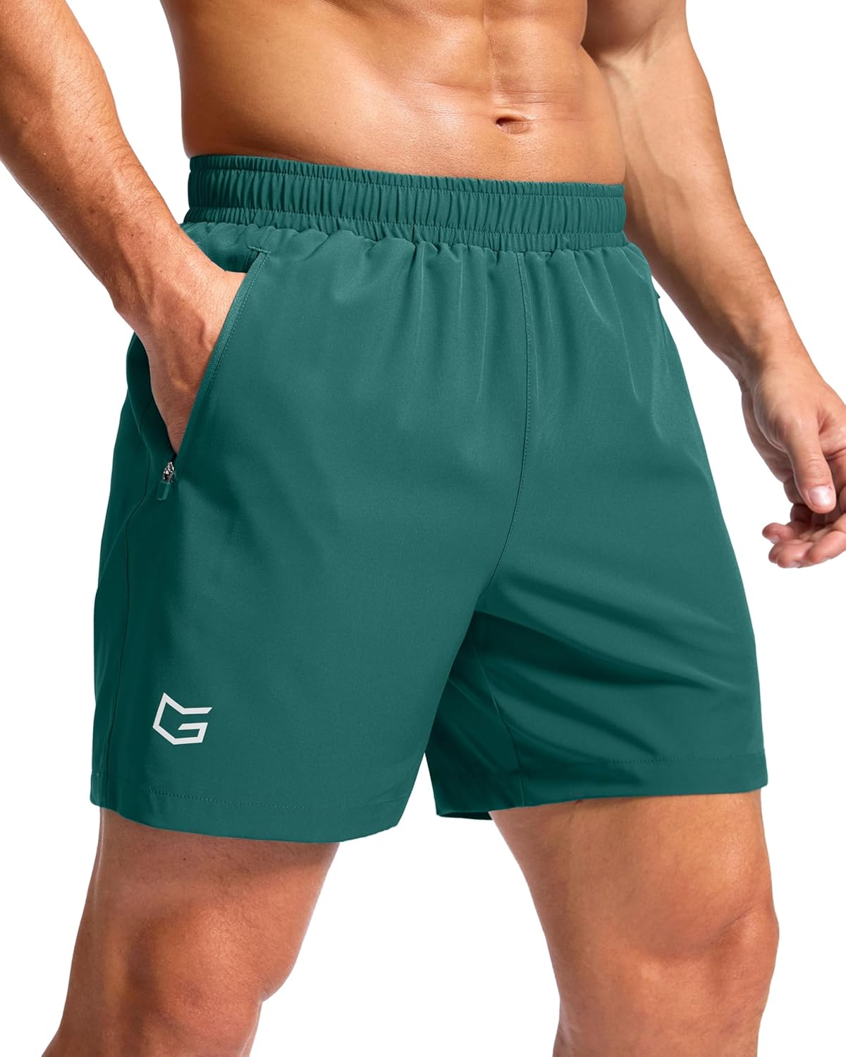 G Gradual Men's Athletic Running Shorts with Zipper Pockets Quick Dry 7"/ 5"/ 9" Workout Gym Shorts for Basketball Hiking-33